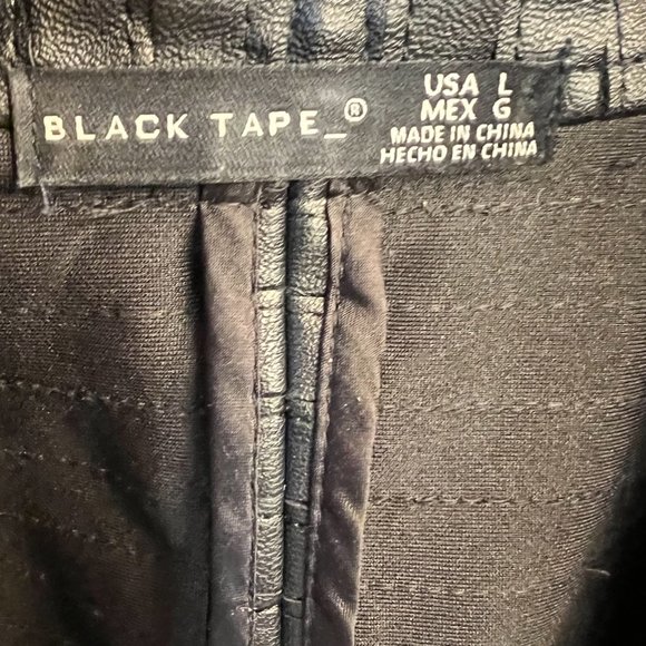 Ribbon Style Leather Jacket - Picture 4 of 4